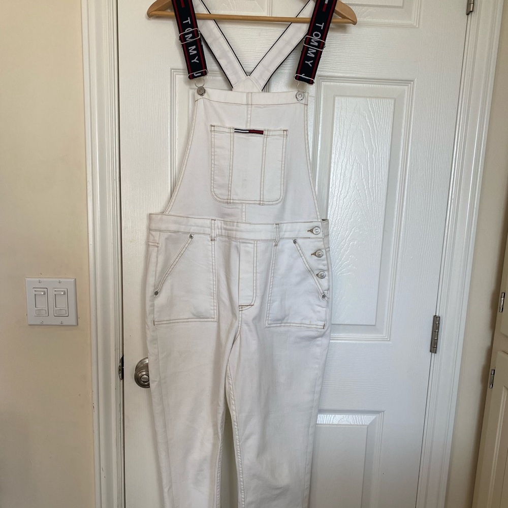 Perfect condition white Tommy Hilfiger overalls!